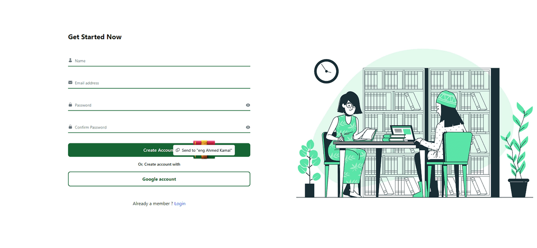 BookNet Social App (ITI graduation project)
